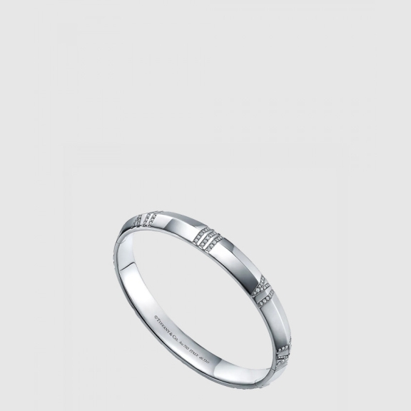 X Closed Wide Hinged Bracelet