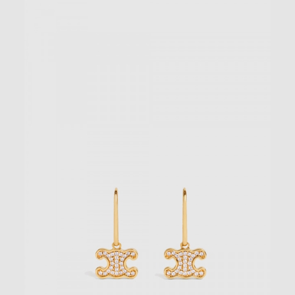 Triomphe Rhinestone Earrings 460gc6