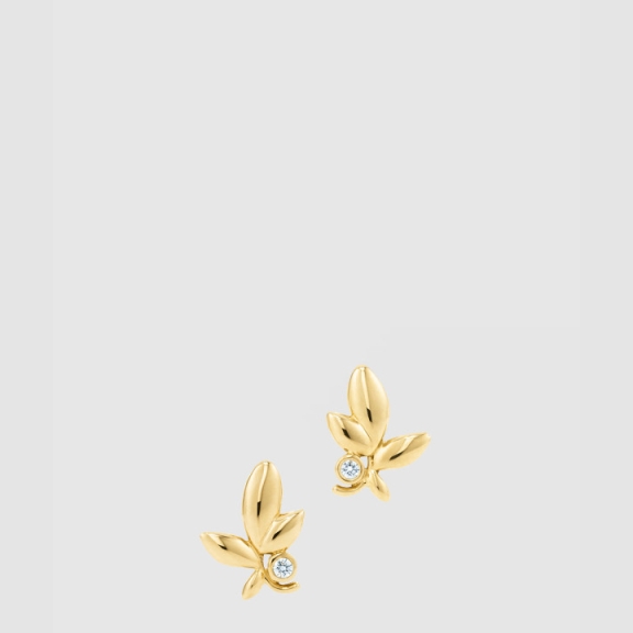 Olive Leaf Earsring