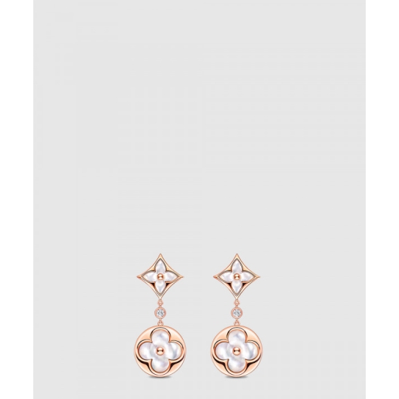 Color Blossom Long Earrings Q96668