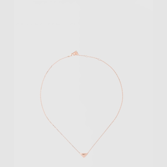 Mini Triangular Pendant Necklace 1JAC36