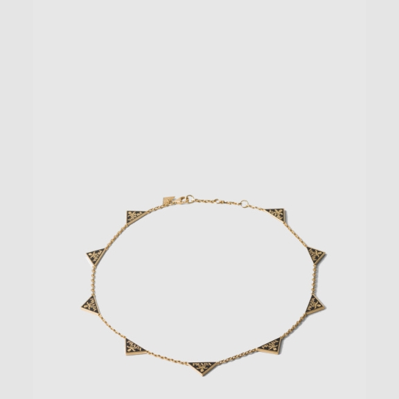 Enameled Metal Necklace 1IC081