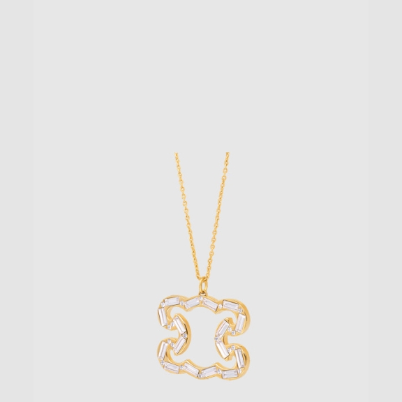 Triomphe Frame Sparkle Necklace 461fo6