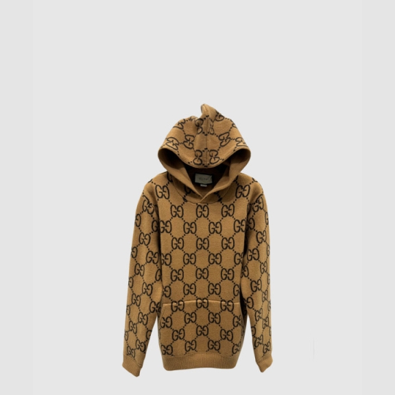 Gucci Cotton Jersey Hooded Sweatshirt