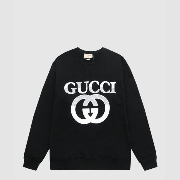 Gucci Logo Print Cotton Top