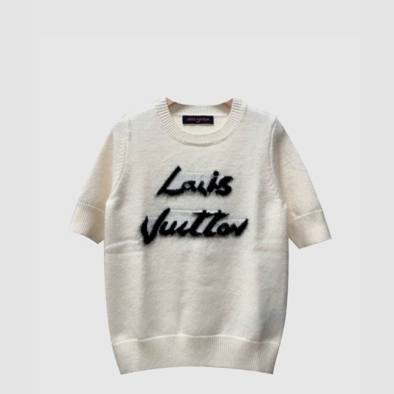 Louis Vuitton Print Knit Top