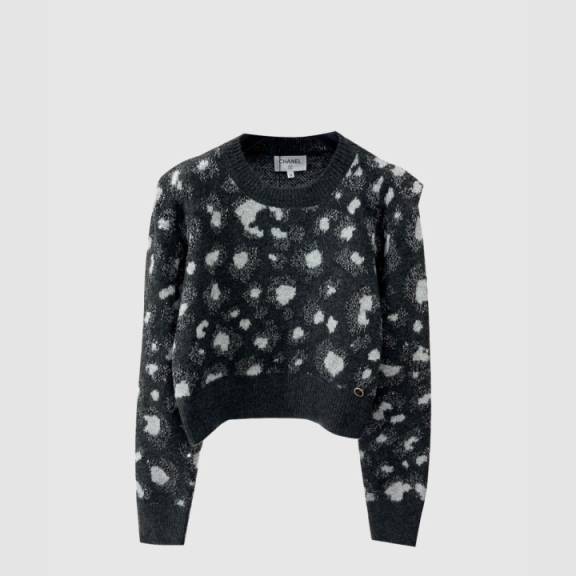 Chanel Print Knit Top