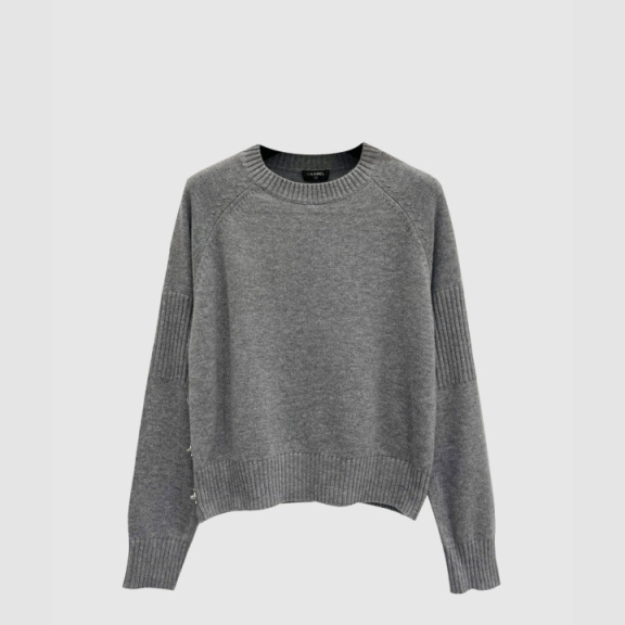 Chanel Print Knit Top