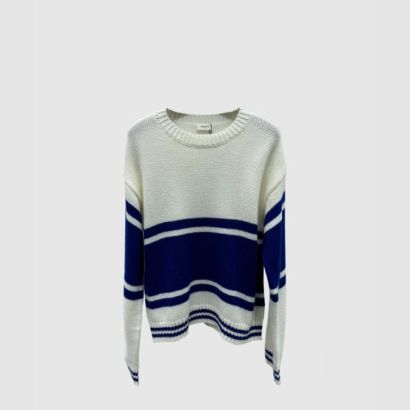 Celine Striped Crewneck Sweater
