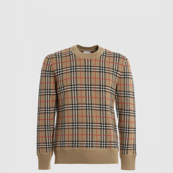 Check Wool Knit