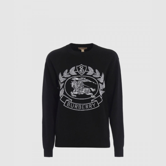 Embroidered Logo Knit