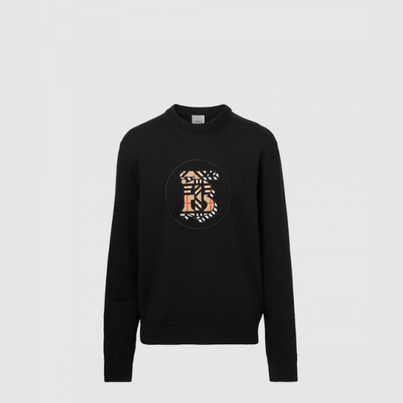 Logo Embroidered Knit
