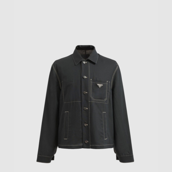 Prada Logo Short Coat