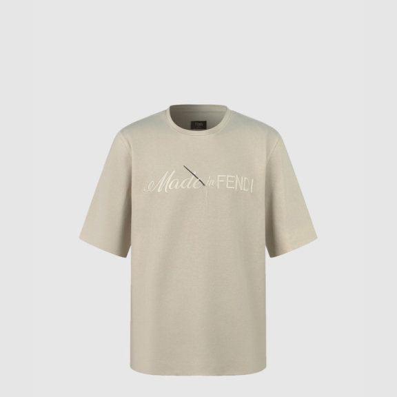 Fendi Logo Print Short Sleeve