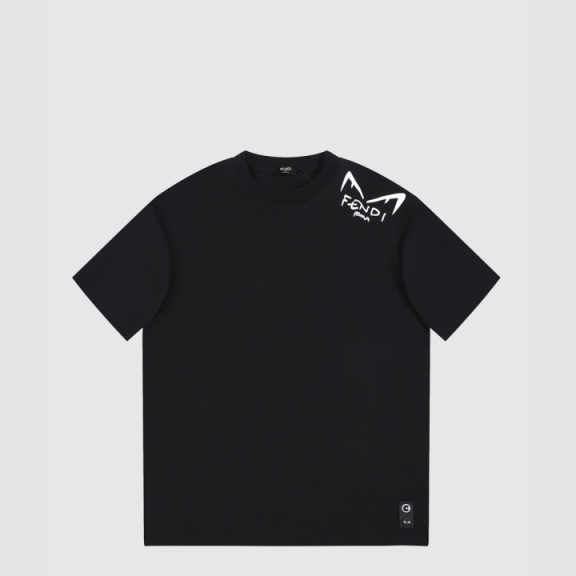 Fendi Logo Print Short Sleeve