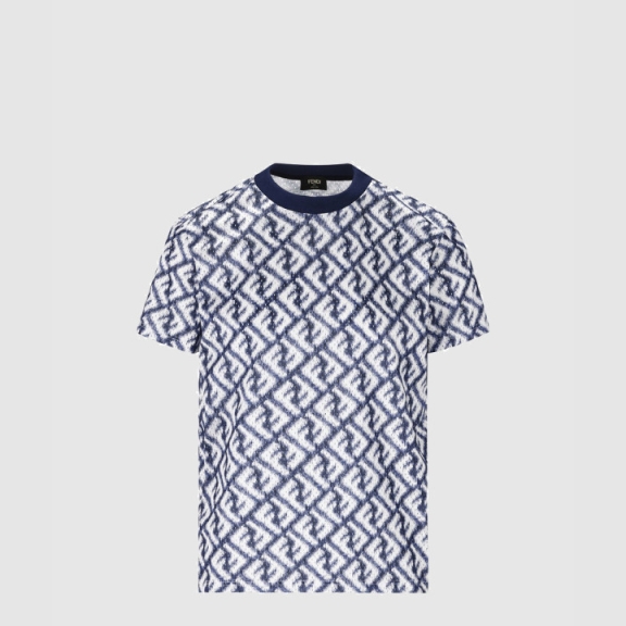 Fendi Logo Print Short Sleeve