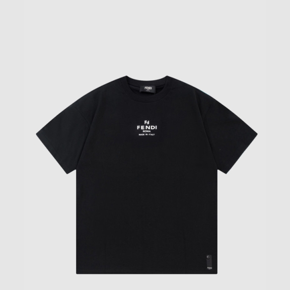 Fendi Logo Print Short Sleeve