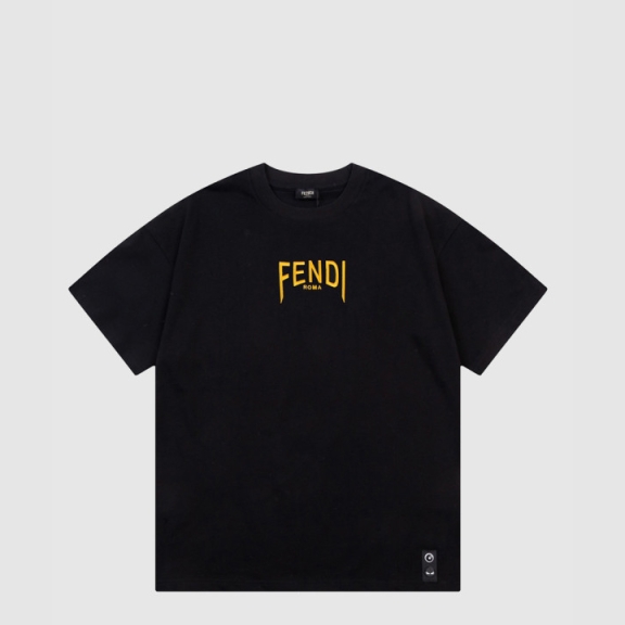 Fendi Logo Print Short Sleeve