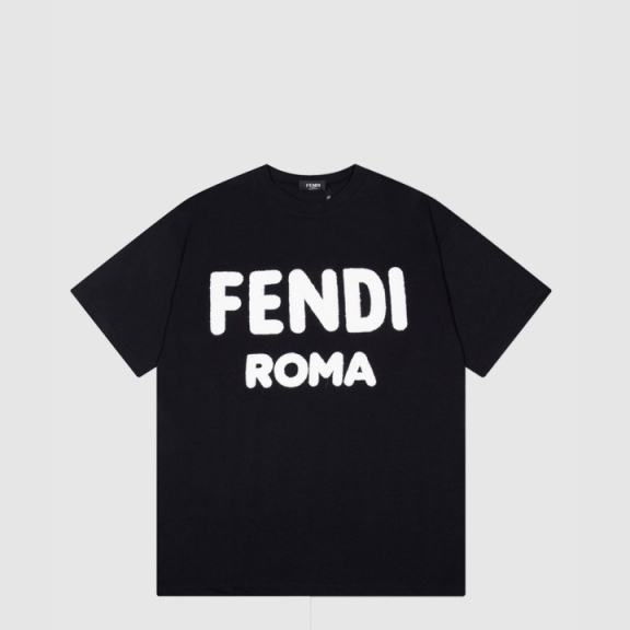Fendi Logo Print Short Sleeve