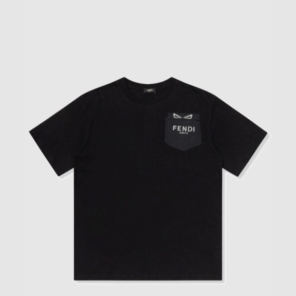 Fendi Logo Print Short Sleeve