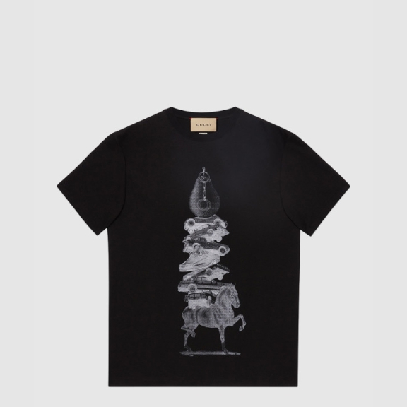 Print Cotton T-Shirt