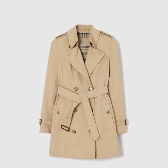 Burberry Logo Knit Coat