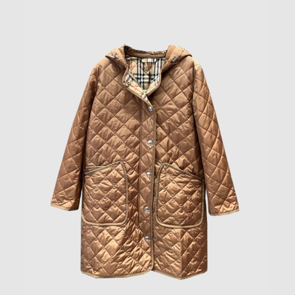 Burberry Logo Knit Coat