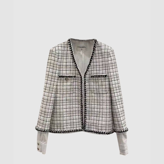 Chanel Logo Short Coat
