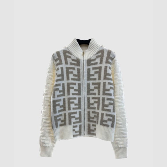 Fendi Logo Short Coat