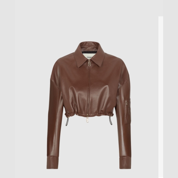 Fendi Logo Short Coat