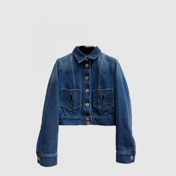 Logo Print Short Coat