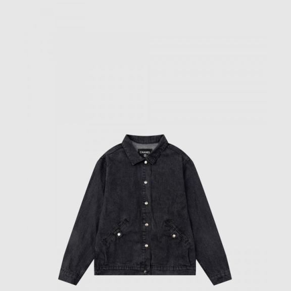 Logo Print Short Coat