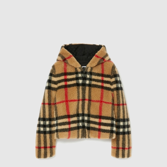 Check Fleece Jacket