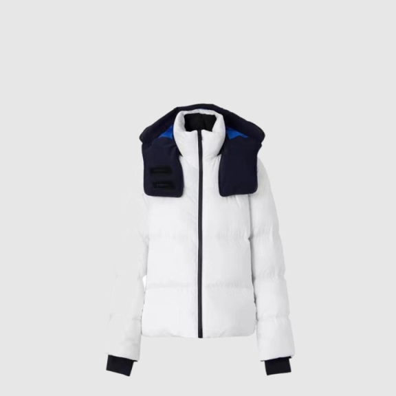 Detachable Hooded Nylon Puffer Jacket