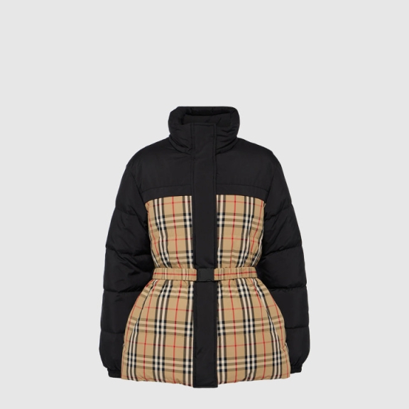 Reversible Check Puffer Jacket