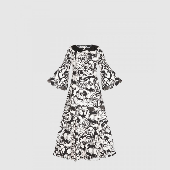 Flower Print Dress