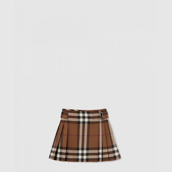Logo Check Skirt