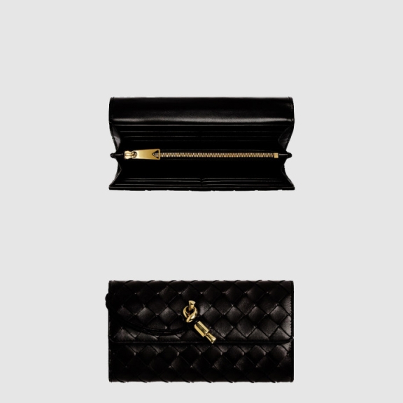 Bottega Veneta Large Andiamo Flap Wallet 741504
