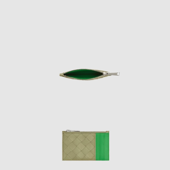 Bottega Veneta Intrecciato Zipper Card Case 755985