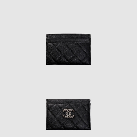 Chanel Quilted Embossed Wallet AP3401